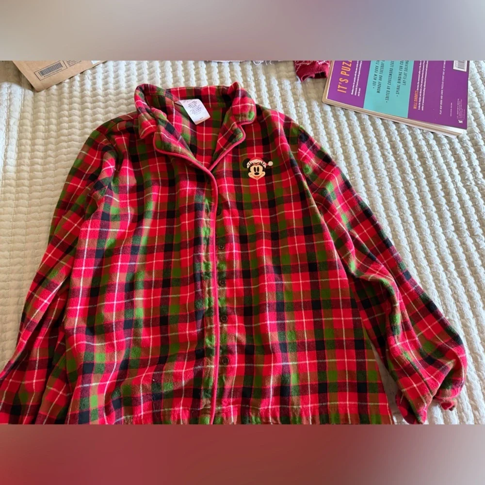 Disney Festive Plaid Shirt with Minnie Embroidery - Picture 3 of 3